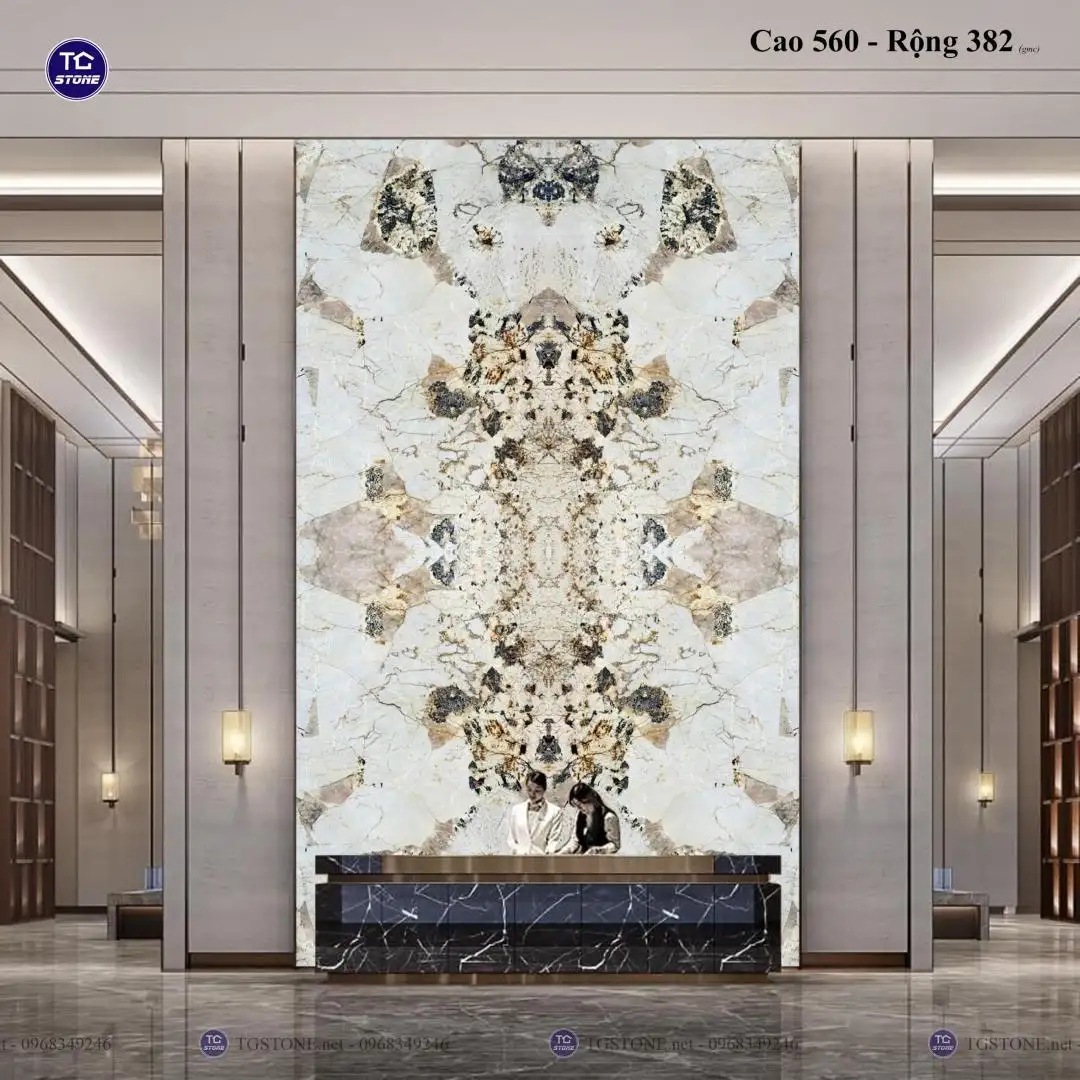 TRANH VÁCH ĐÁ TỰ NHIÊN THÔNG TẦNG 82