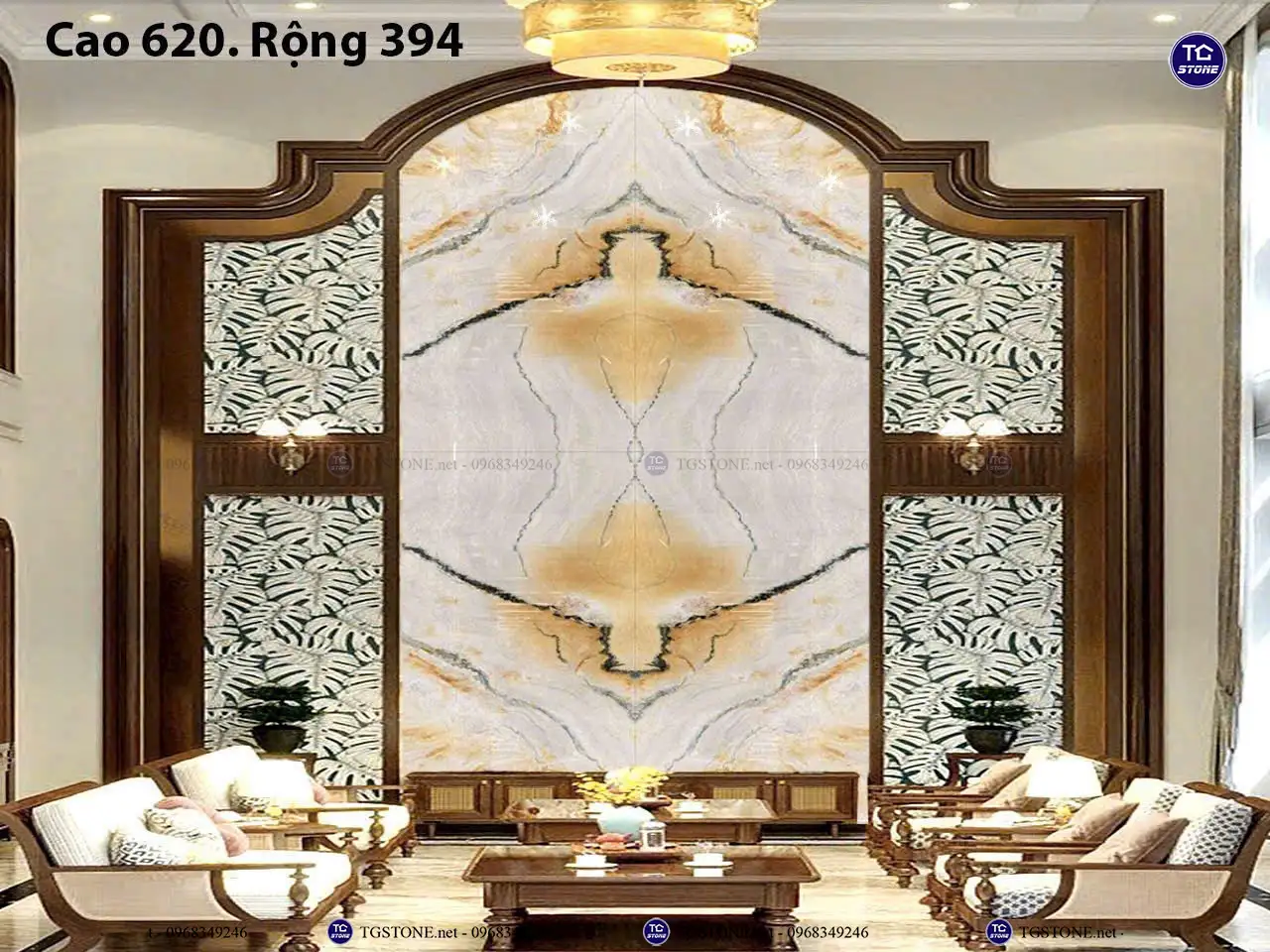 Đá Thông Tầng Xuyên Sáng Đối Xứng 12