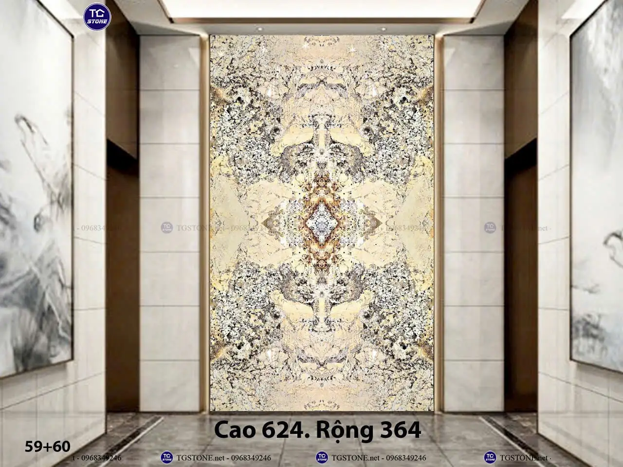 Đá Thông Tầng Xuyên Sáng Đối Xứng 16
