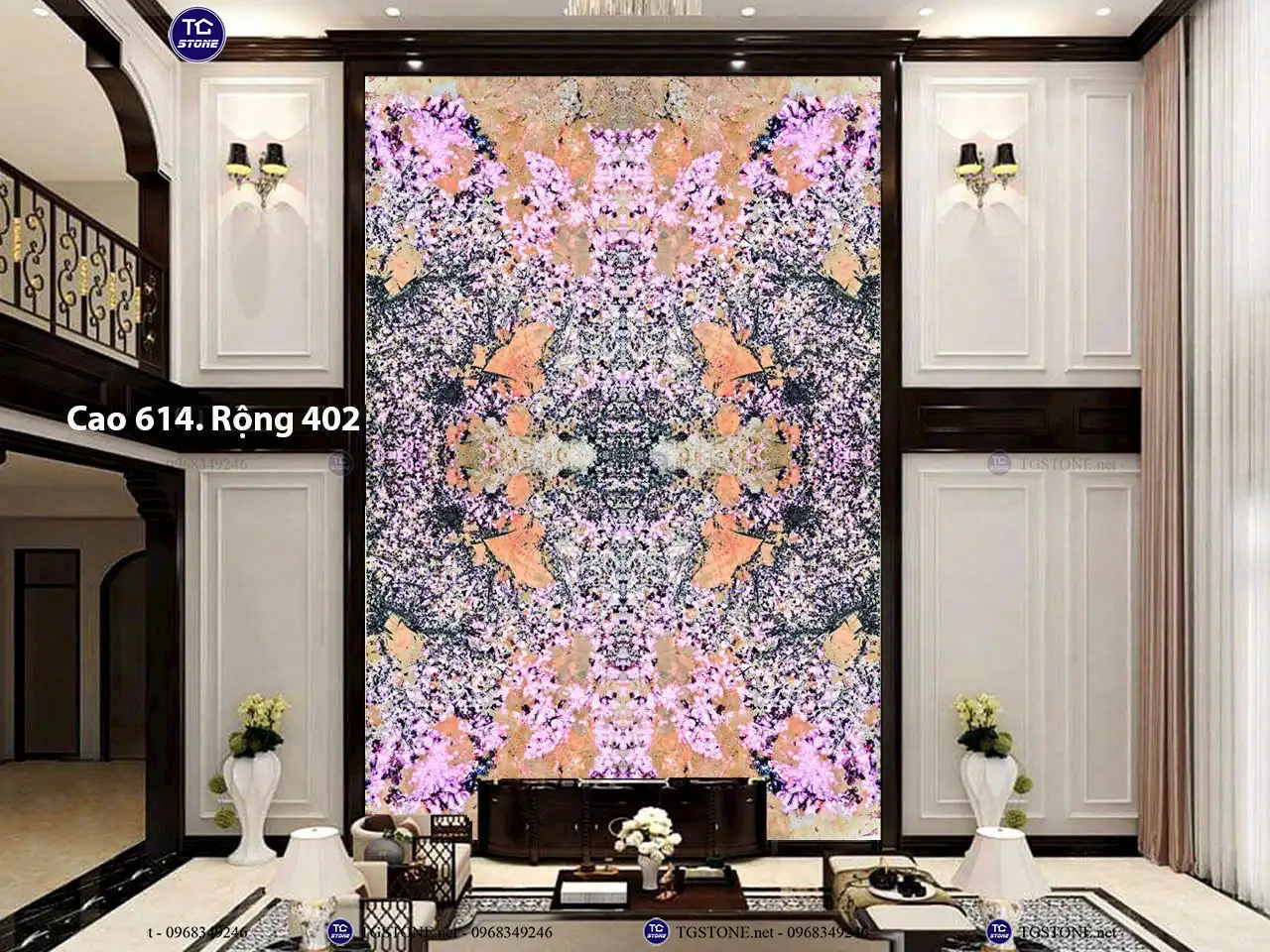 Đá Thông Tầng Xuyên Sáng Đối Xứng 51