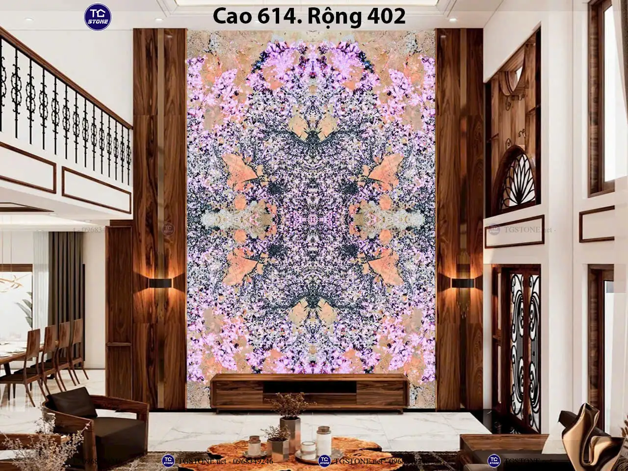 Đá Thông Tầng Xuyên Sáng Đối Xứng 52
