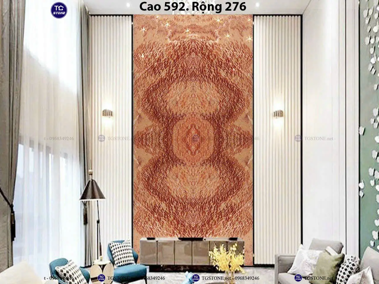 Đá Thông Tầng Xuyên Sáng Đối Xứng 66