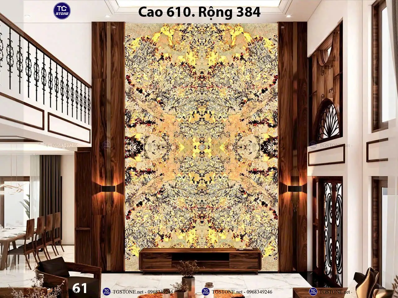 Đá Thông Tầng Xuyên Sáng Đối Xứng 87