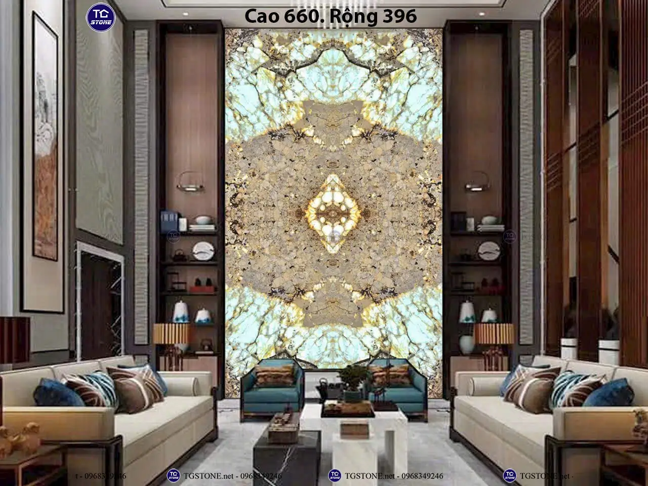 Đá Thông Tầng Xuyên Sáng Đối Xứng 89