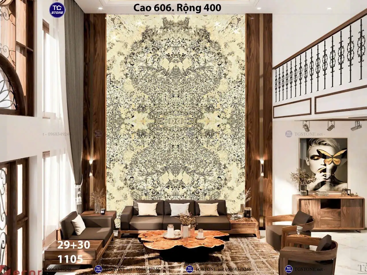 Đá Thông Tầng Xuyên Sáng Đối Xứng 9