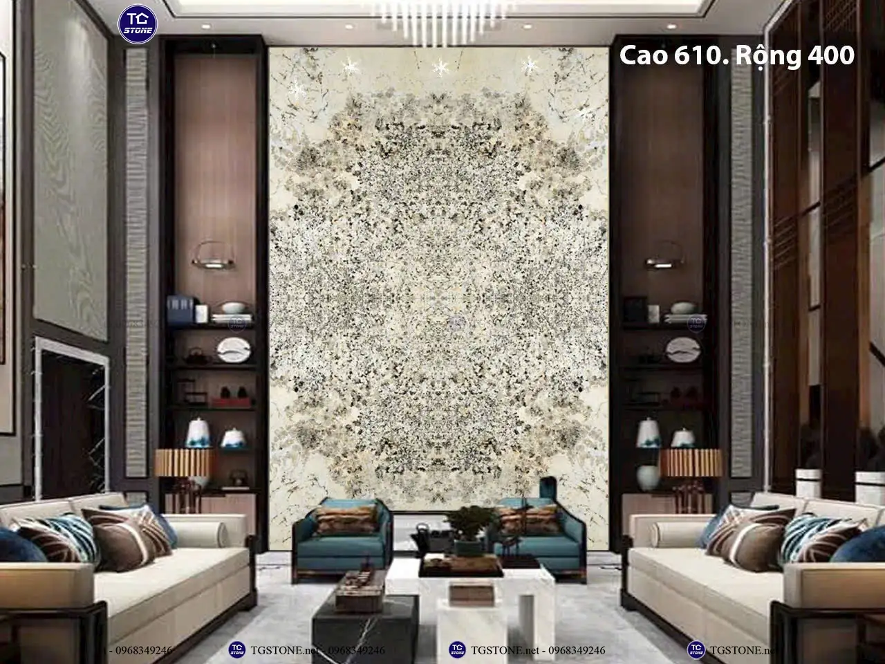 Đá Thông Tầng Xuyên Sáng Đối Xứng 99