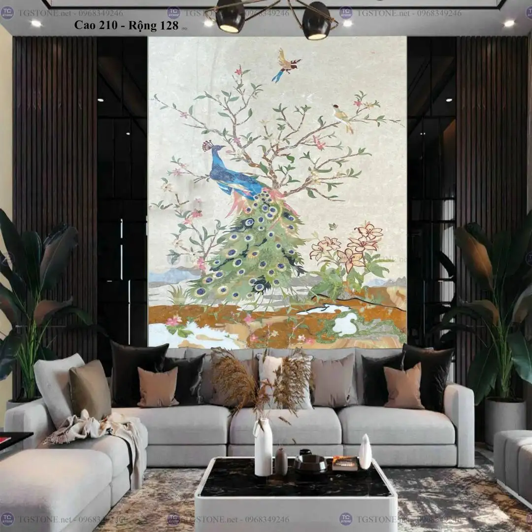 Tranh Đá Hoa Văn Cnc Ốp Tường 20