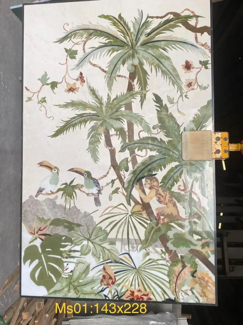 Tranh Đá Hoa Văn Cnc Ốp Tường 7