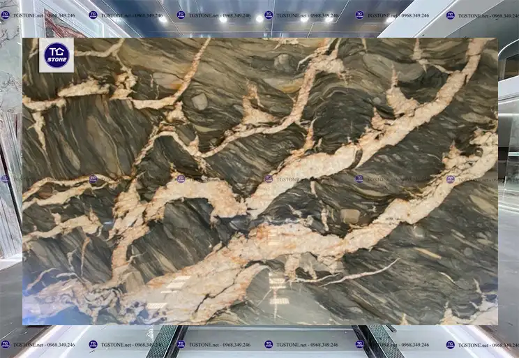 Đá Ốp Lát Tự Nhiên Thạch Anh Fusion Crystal Quartzite 1