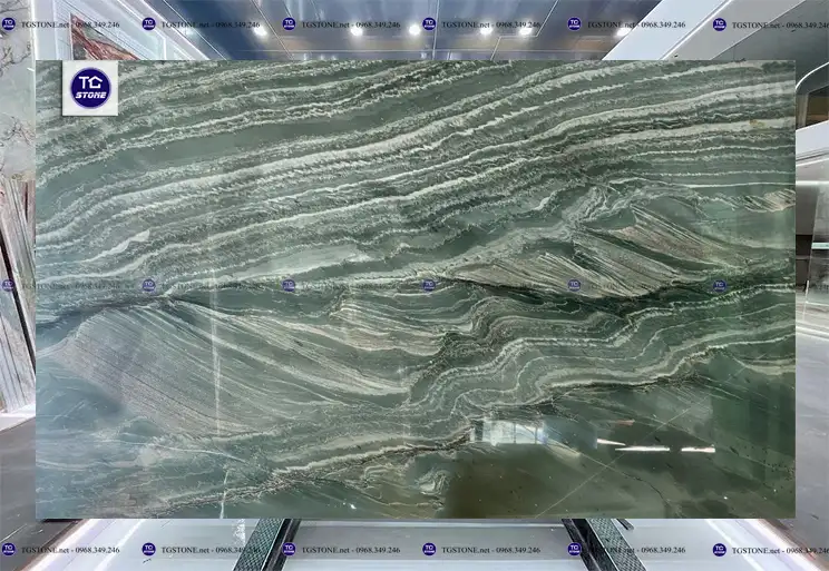 Đá Ốp Lát Tự Nhiên Thạch Anh Green Maestro Quartzite