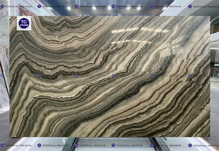 Đá Ốp Lát Tự Nhiên Thạch Anh Silver Wave