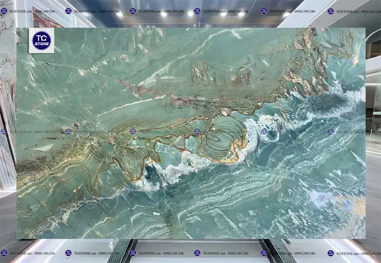 Đá Ốp Lát Tự Nhiên Thạch Anh Verde Maestro Quartzite