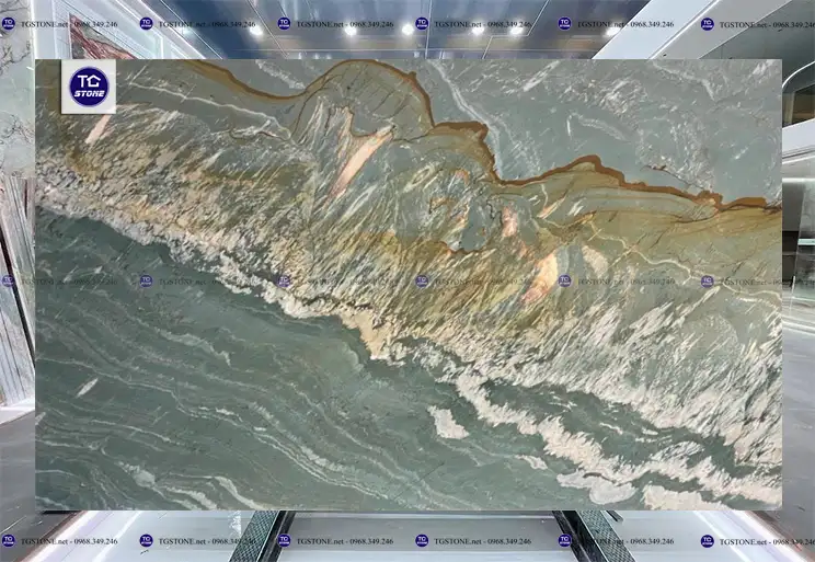 Đá Ốp Lát Tự Nhiên Thạch Anh Verde Maestro Quartzite 2
