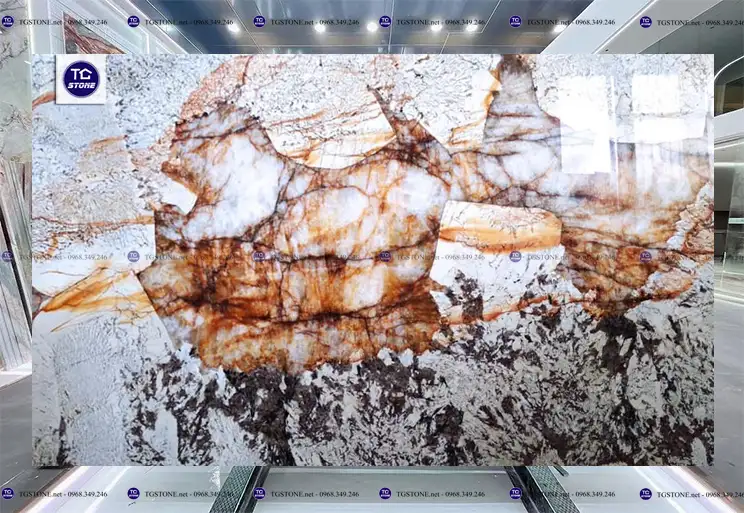 Đá Ốp Lát Tự Nhiên Thạch Anh Quartzite Brazil 118