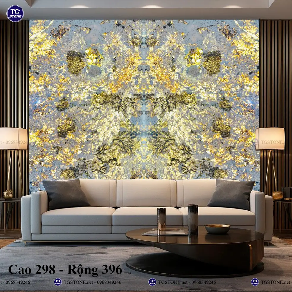 Đá Tự Nhiên Xuyên Sáng Thạch Anh Ốp Tường 31