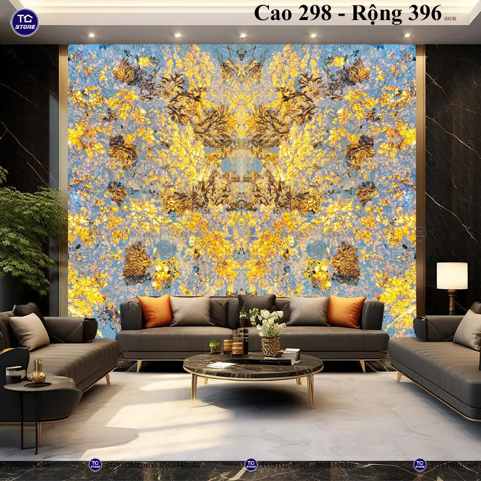 Đá Tự Nhiên Xuyên Sáng Thạch Anh Ốp Tường 37