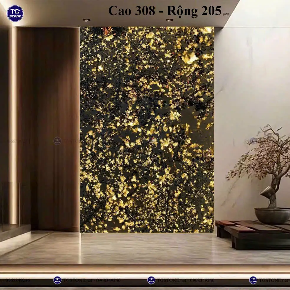 Đá Tự Nhiên Xuyên Sáng Phòng Khách 14