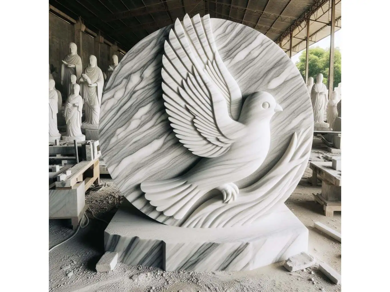 Tượng Đá Nguyên Khối 5