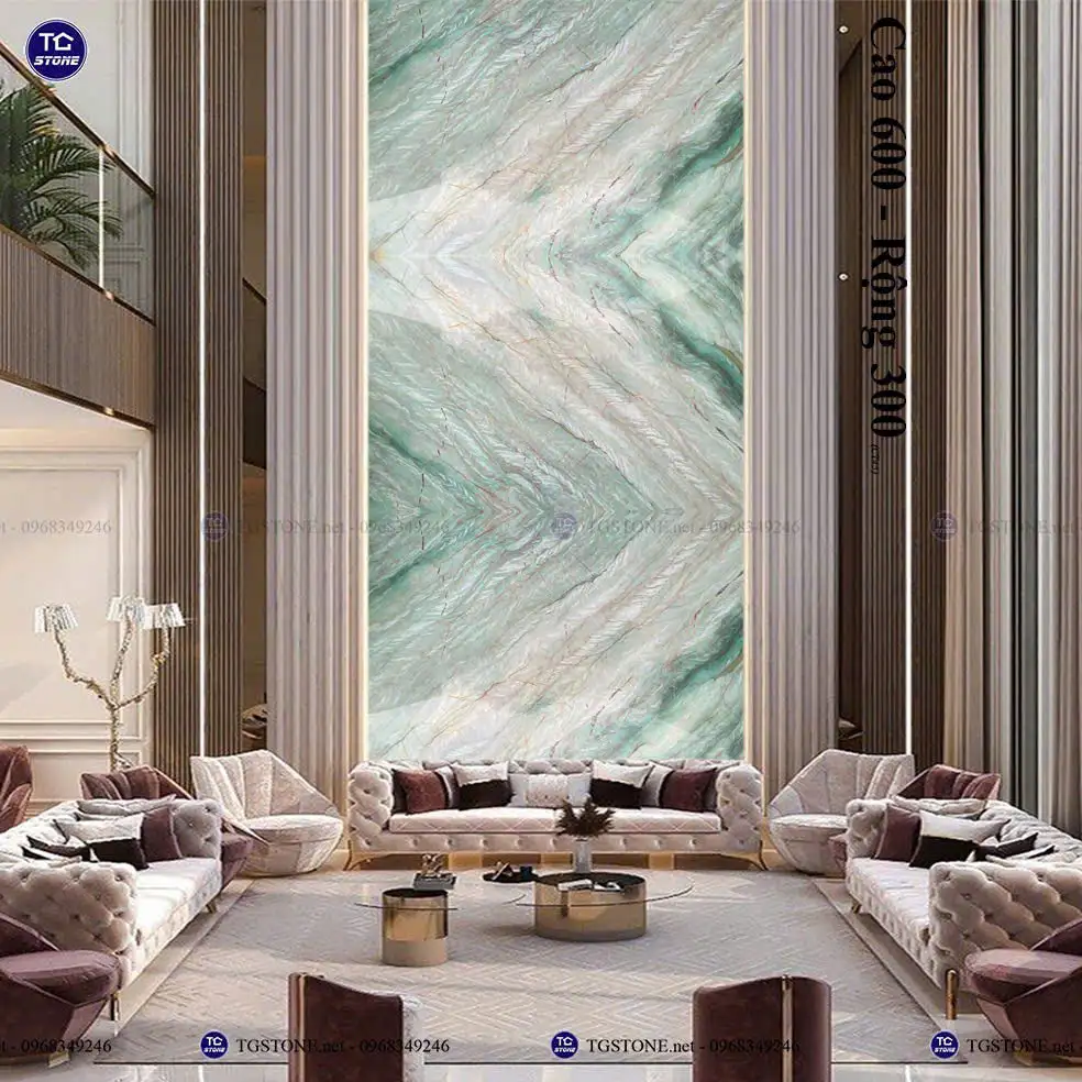 Vách Tranh Đá Tự Nhiên Thông Tầng 10