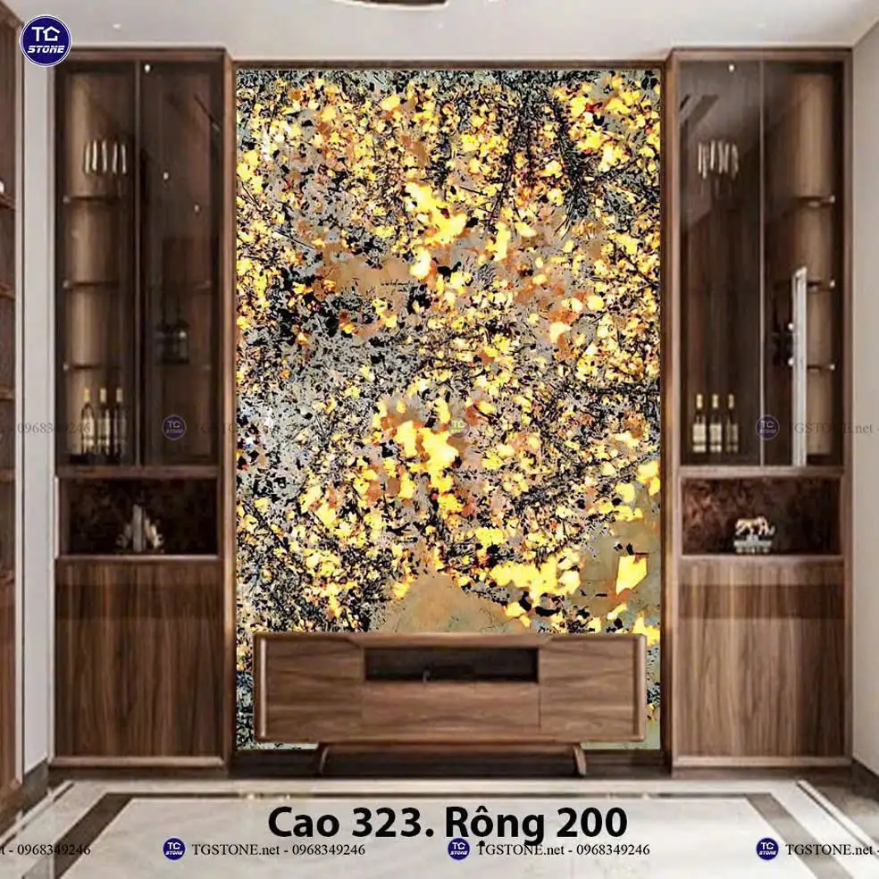 Đá Tự Nhiên Xuyên Sáng Hoa Mai Hoa Đào 29