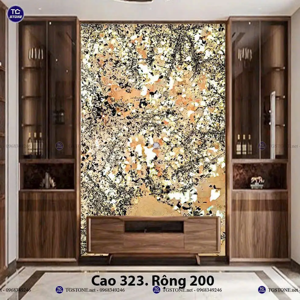 Đá Tự Nhiên Xuyên Sáng Hoa Mai Hoa Đào 37