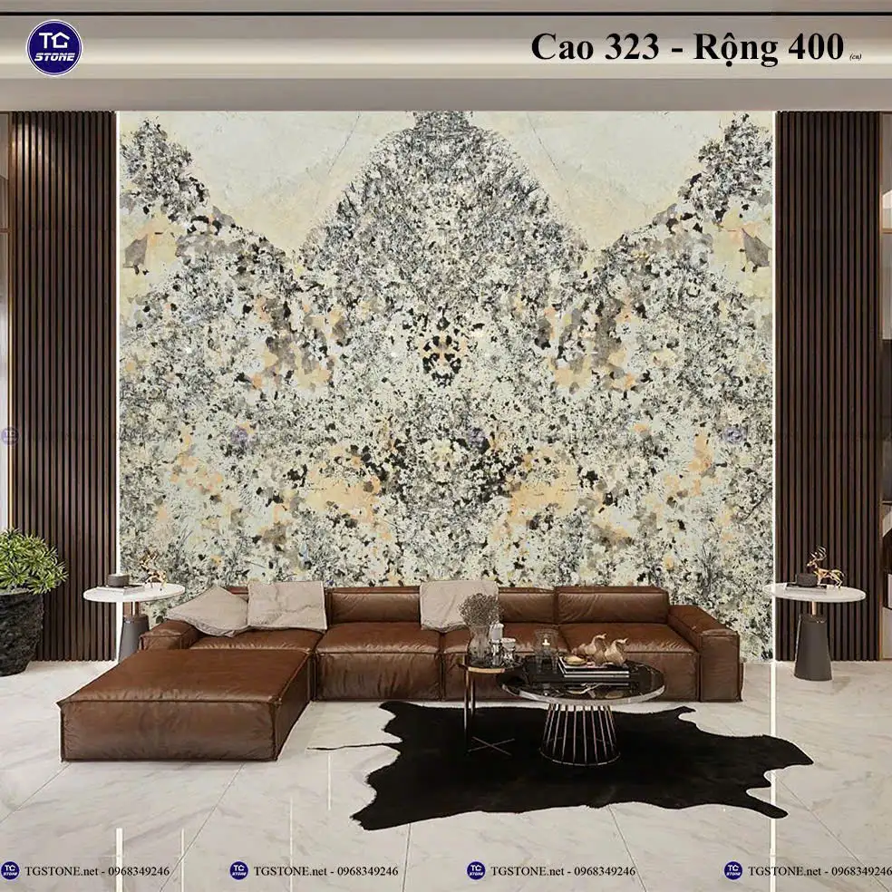 Đá Tự Nhiên Xuyên Sáng Hoa Mai Hoa Đào 43