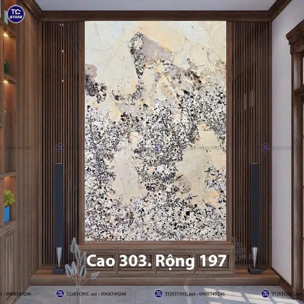 Đá Tự Nhiên Xuyên Sáng Hoa Mai Hoa Đào 8