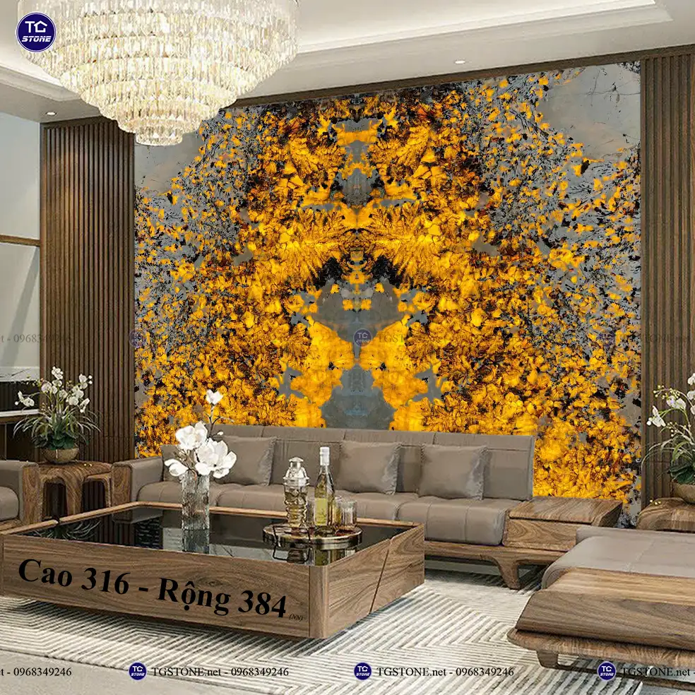 Tranh Đá Tự Nhiên Xuyên Sáng 43