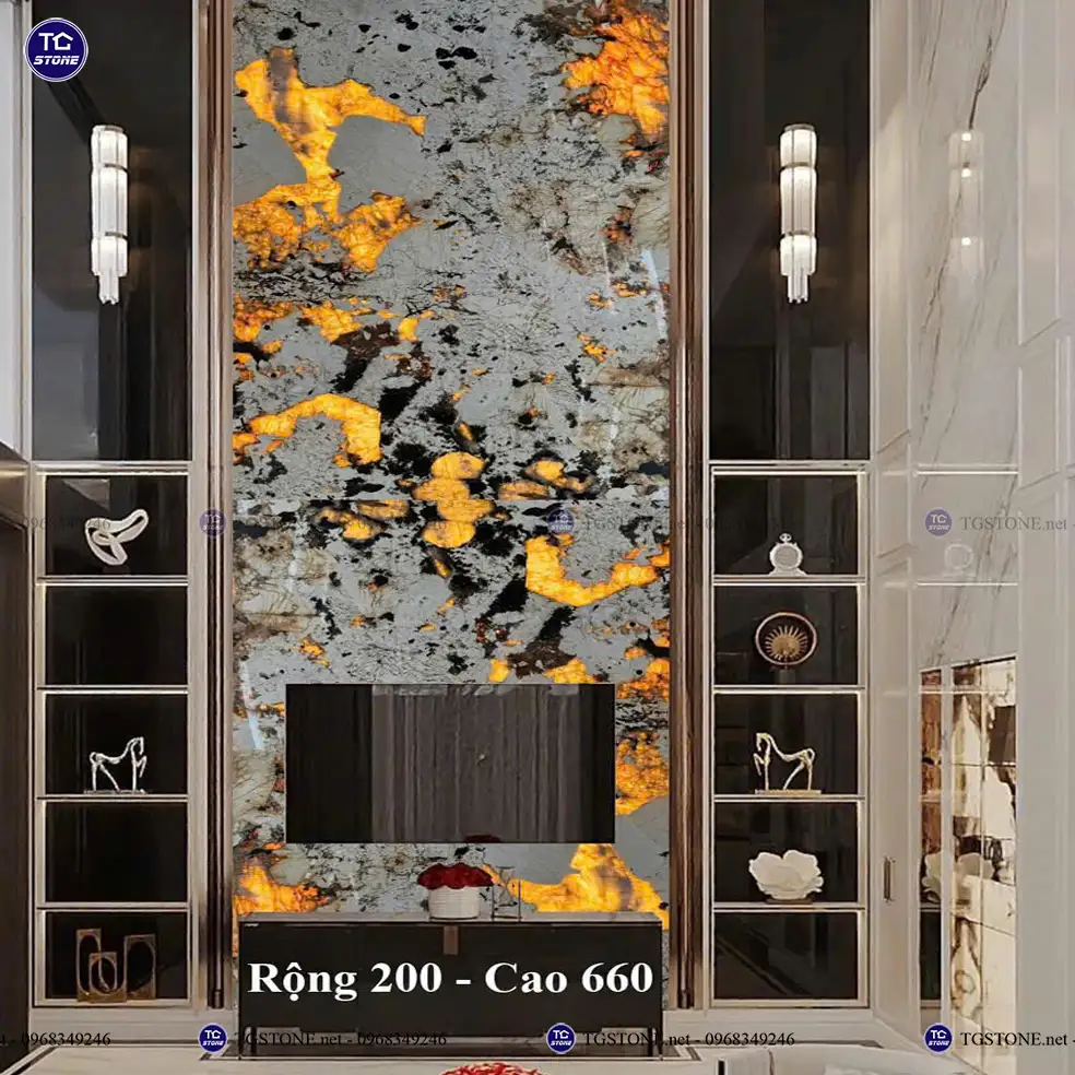 Vách Tranh Đá Thông Tầng Tự Nhiên Xuyên Sáng 29