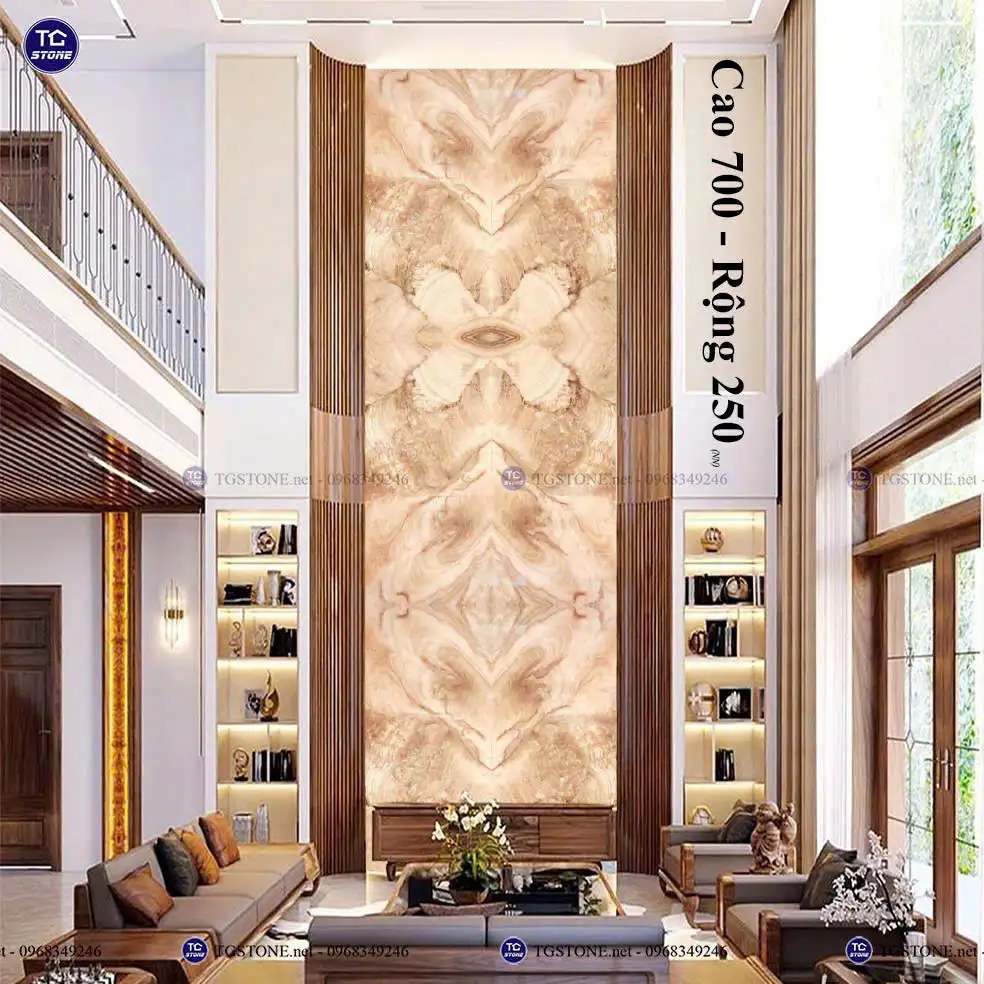 Vách Tranh Đá Thông Tầng Tự Nhiên Xuyên Sáng 31