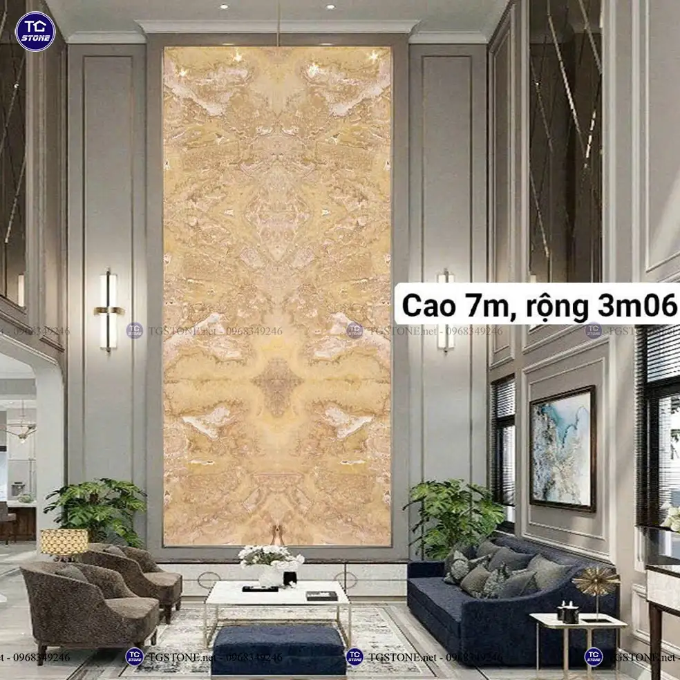 Vách Tranh Đá Thông Tầng Tự Nhiên Xuyên Sáng 49