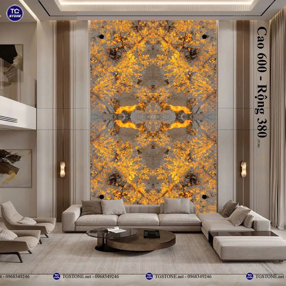 Tranh Đá Tự Nhiên Xuyên Sáng Thông Tầng 52