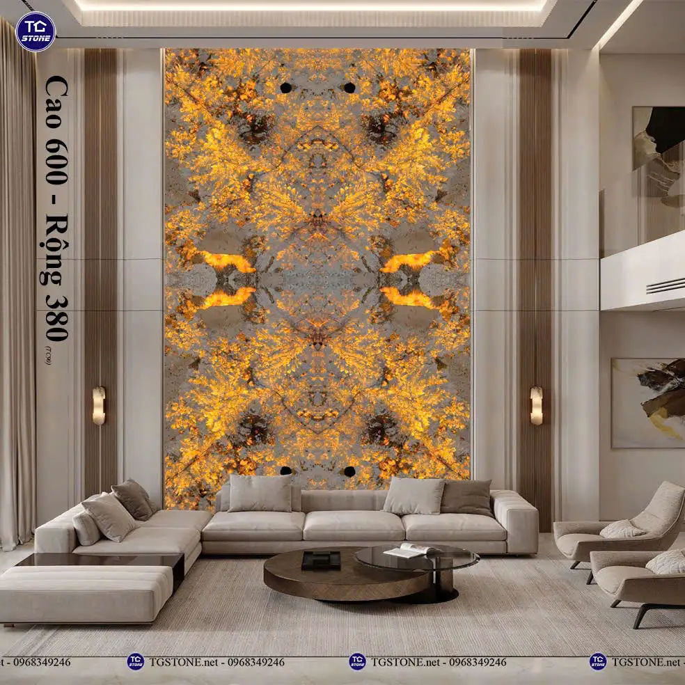 Tranh Đá Tự Nhiên Xuyên Sáng Thông Tầng 54