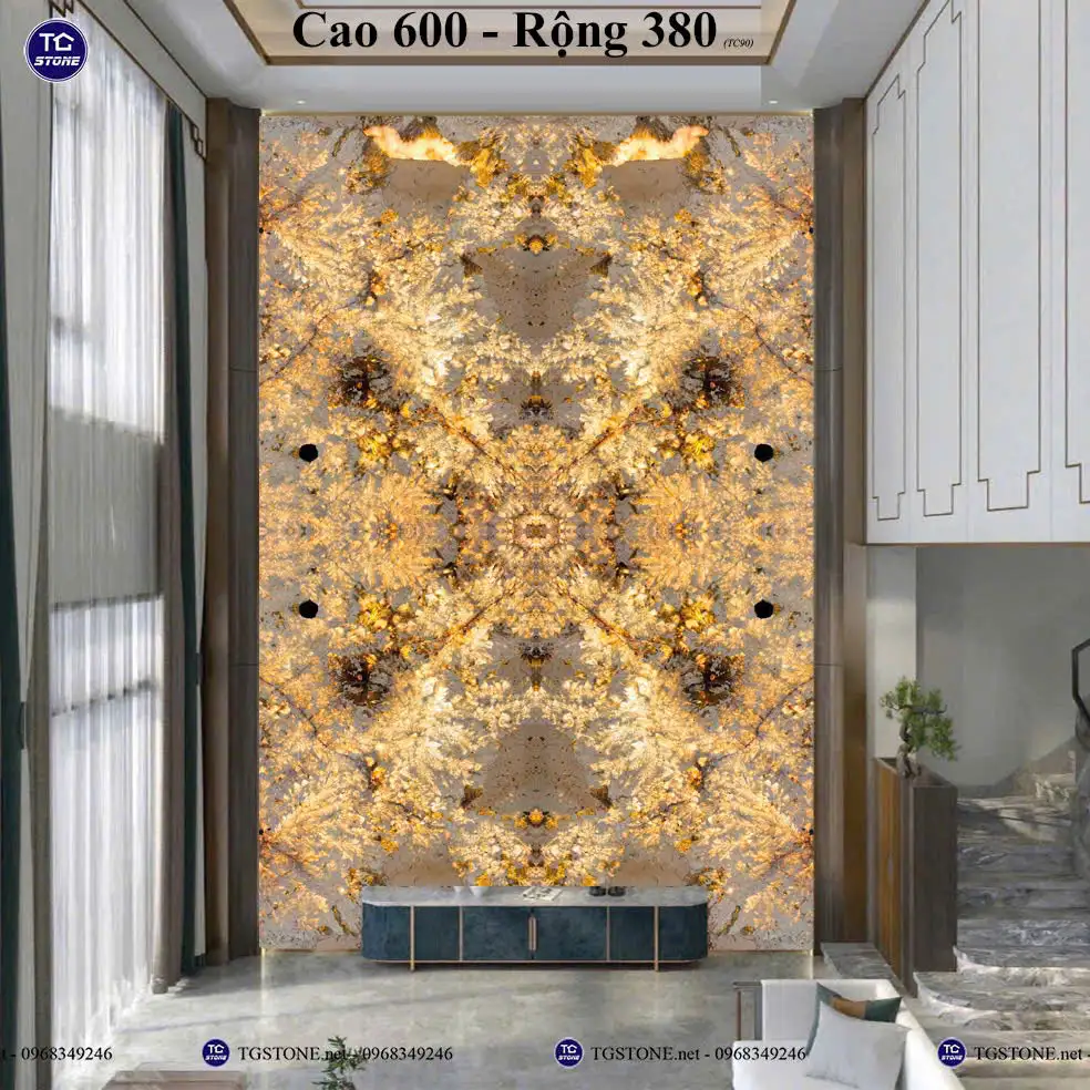 Tranh Đá Tự Nhiên Xuyên Sáng Thông Tầng 59