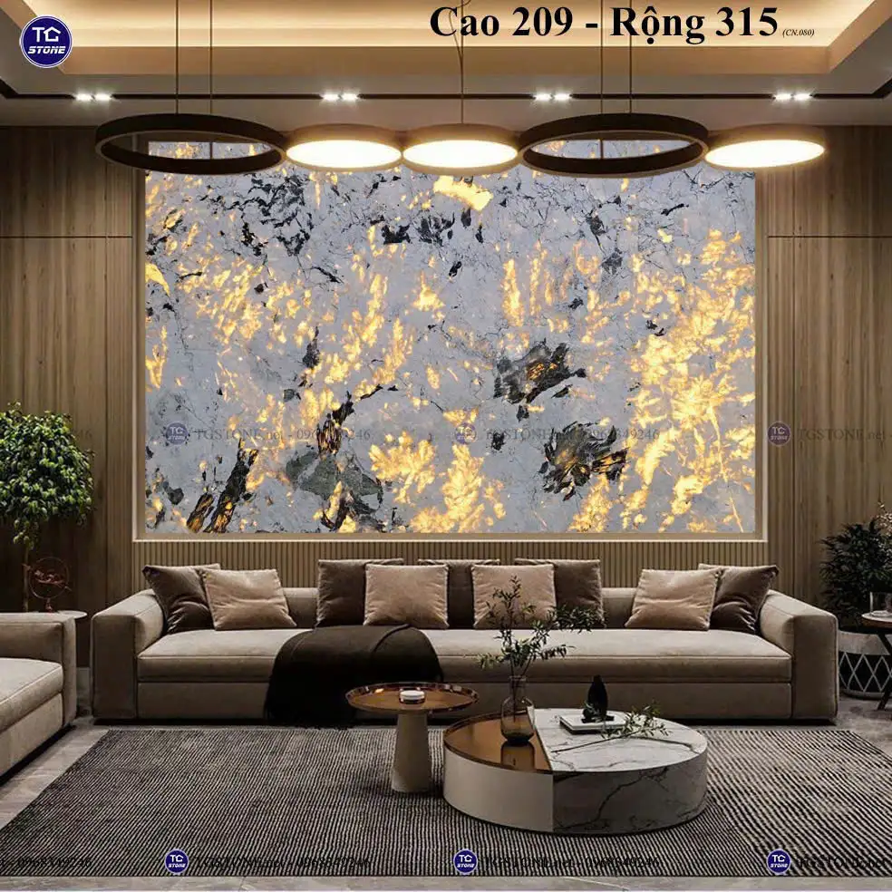 Tranh Đá Xuyên Sáng Nguyên Tấm Khổ Lớn Cho Phòng Khách 11