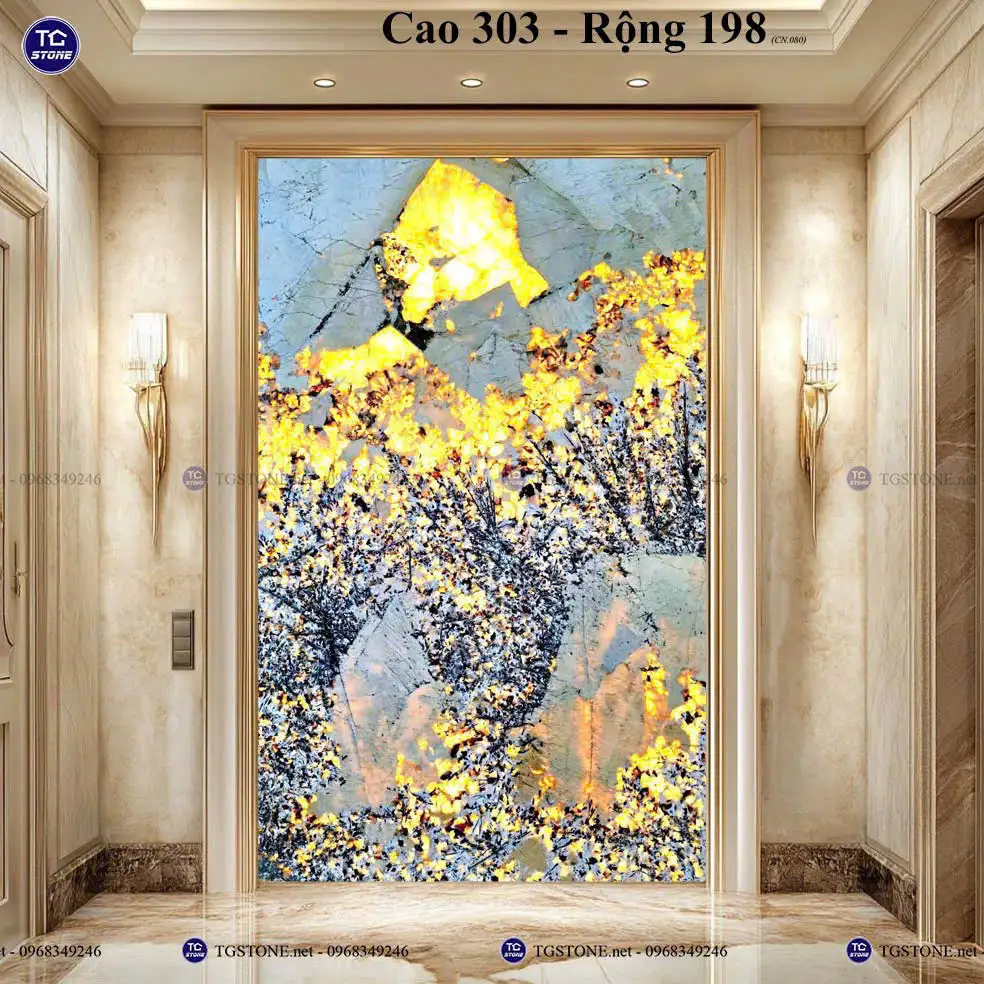 Tranh Đá Xuyên Sáng Nguyên Tấm Khổ Lớn Cho Phòng Khách 14