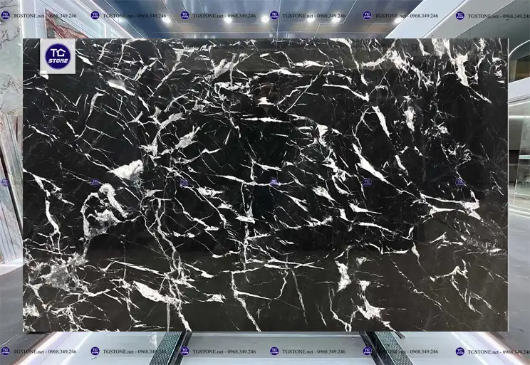 Đá Tự Nhiên Marble Nero Marquina Black